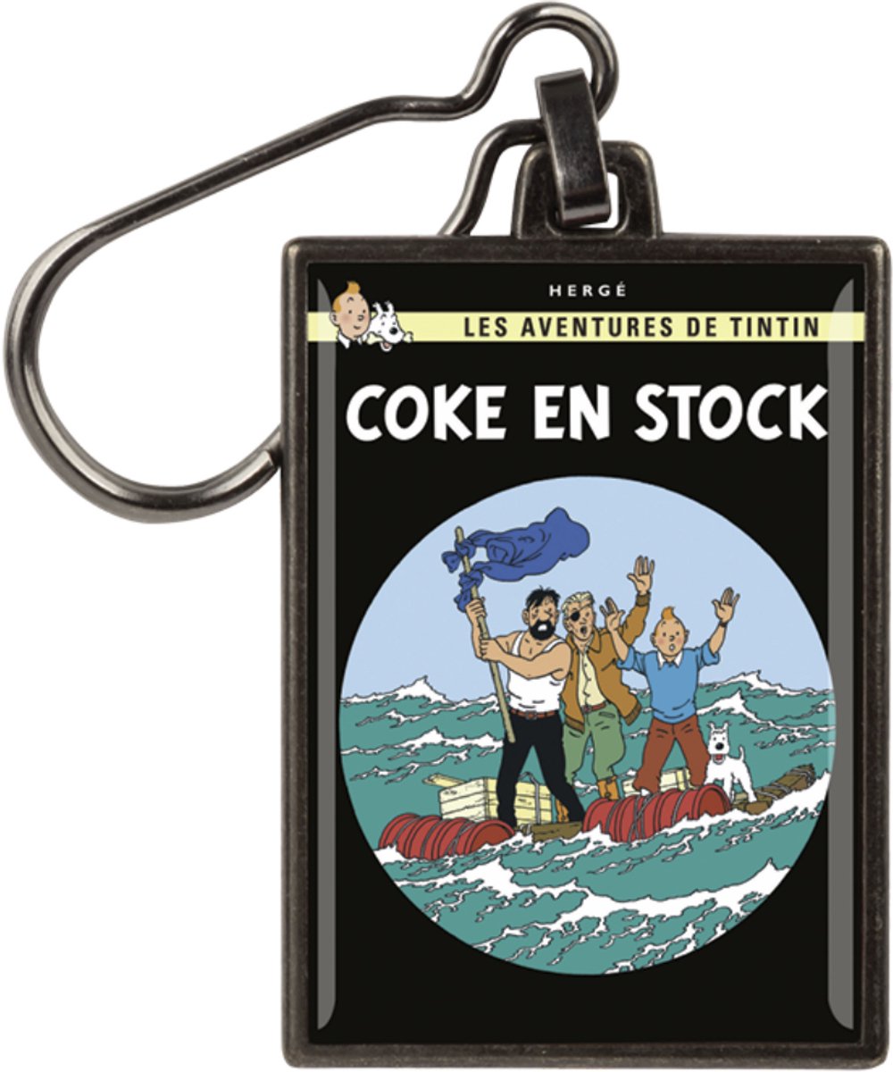 Sleutelhanger Kuifje - Metaal - cokes op voorraad
