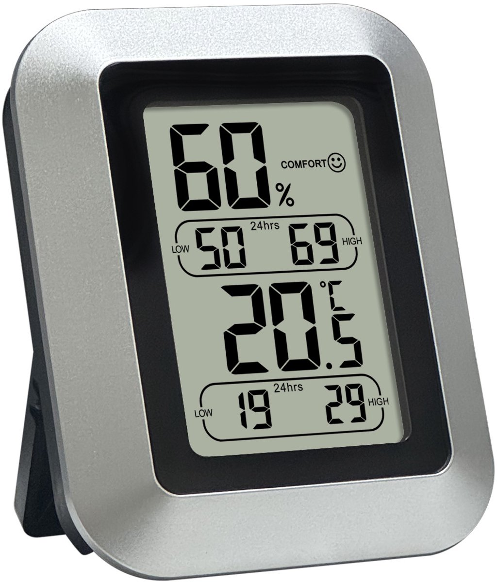 Digitaal Hygrometer Thermometer - Binnenkamertemperatuur & Vochtigheid Monitor, Klimaatdetector met Magneet & Werkbladstand