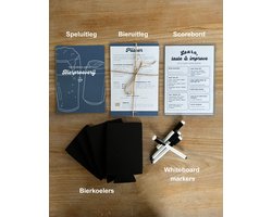 proefpakket bier thuis bierproeverij met bierkoeler herbruikbaar, onder de boom bij kerst, bierproefpakket, drinkspel, smaakpapillen test en onderscheid de bockbier, IPA en alcohol vrije bieren.