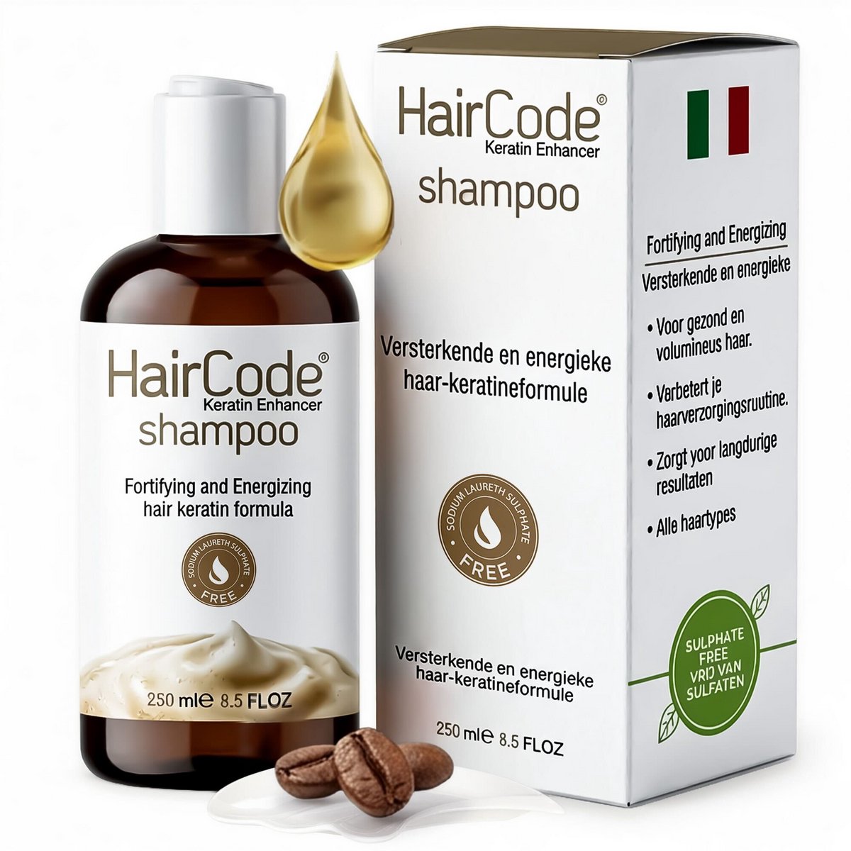 PharmaCode HairCode Shampoo Biotine 250ml