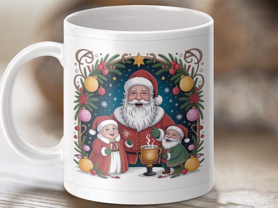 Vroljk Kerstfeest Foto Banner Rekwseten Wnter Sneeuw Scène Xmas