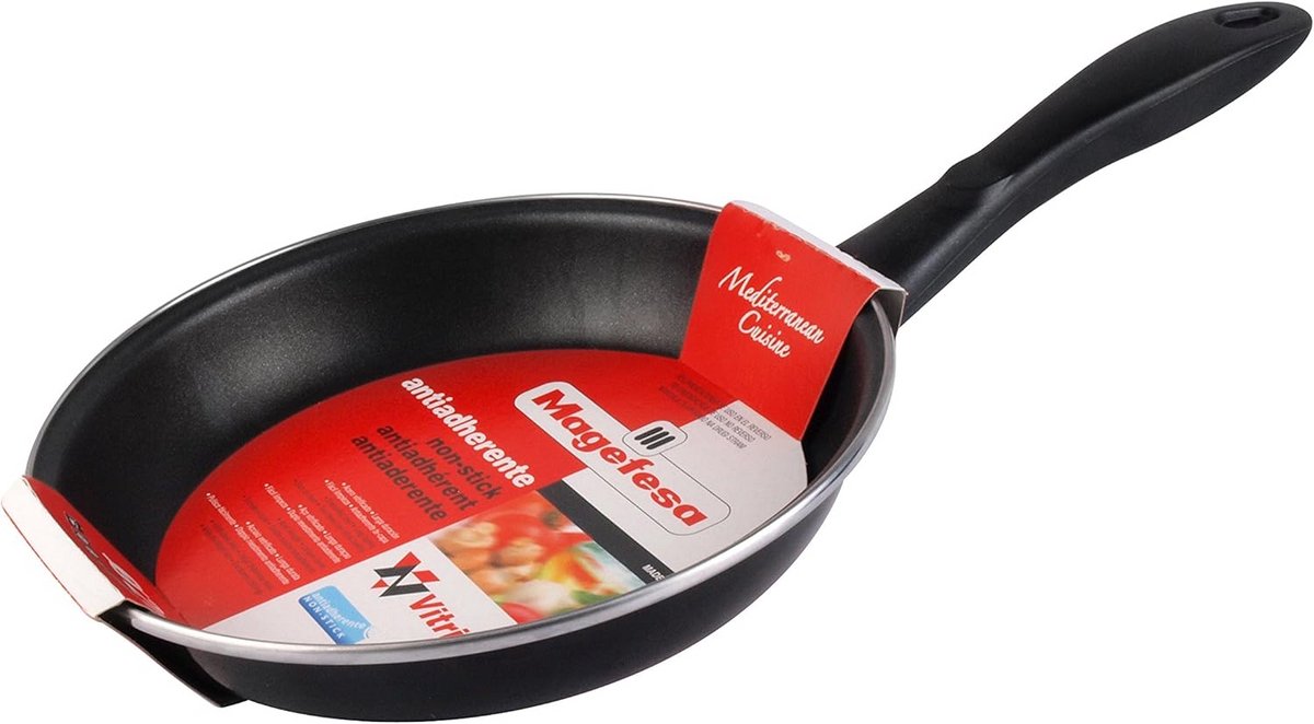 Koekenpan 20 cm Zwart Vaatwasmachinebestendig