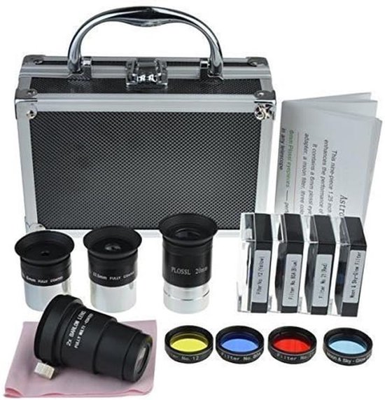 Solomark Kit d'accessoires pour télescope de 0,965 cm - Livré avec quatre oculaires (4 mm/6 mm
