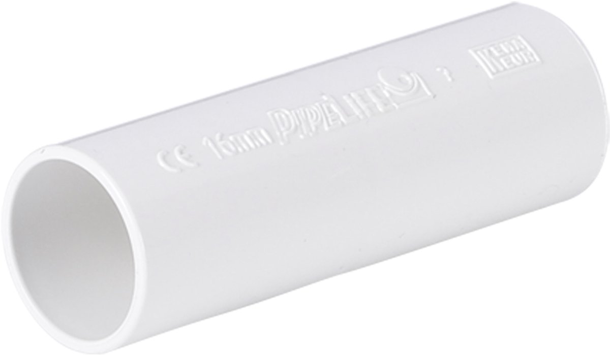 Pipelife sok - Ø5/8 - PVC - wit