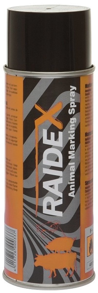 Raidex Merkspray Spuitbus oranje R/V 400ML