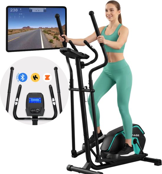 FITAGE Crosstrainer Geluidsarm - Crosstrainers met Bluetooth