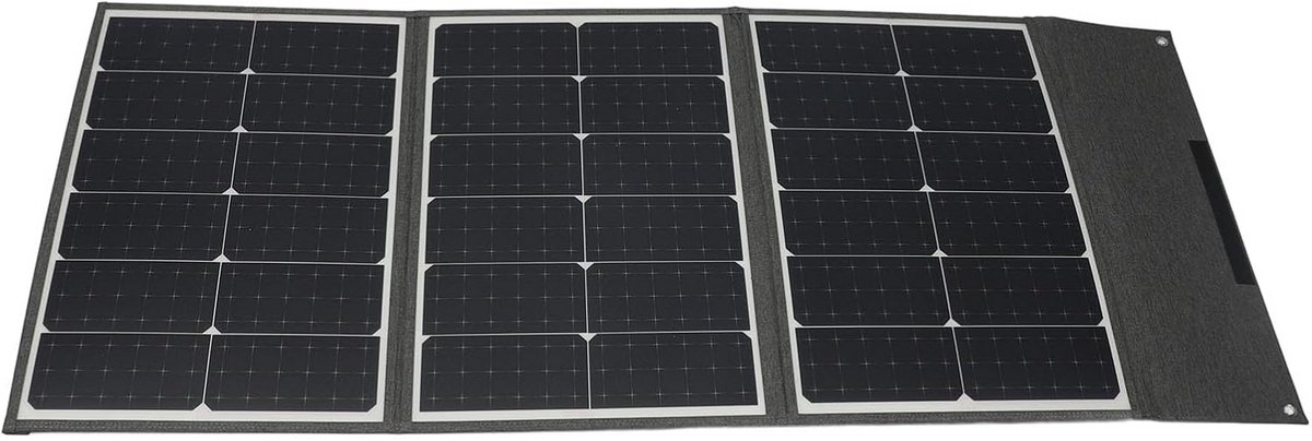 Draagbaar 100W Zonnepaneel Opvouwbaar Flexibel voor Mobiel, Tablet en Camper