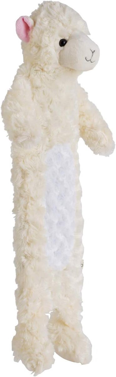 Famanu - Kinderwarmwaterkruik 0,9L met zachte nepbonthoes – warmtekussen van natuurrubber – alpaca design