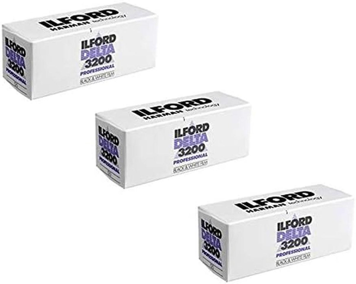 Zwart-wit Film ISO 3200 Medium Formaat - 3 Rollen voor Lage Lichtomstandigheden