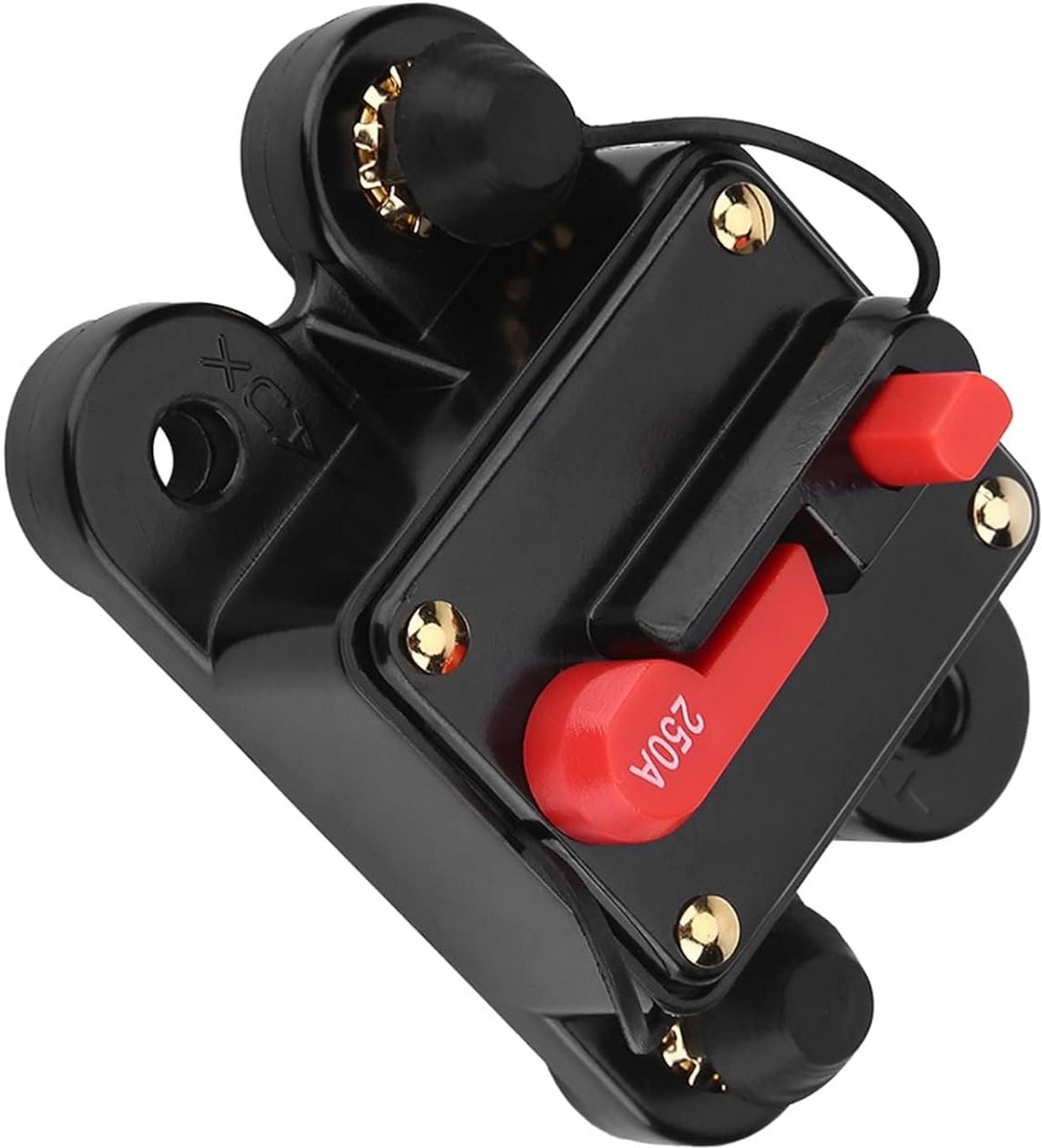 Zekering Automaat 250A 12V - Handmatige Zekering voor Auto, Boot en Audio