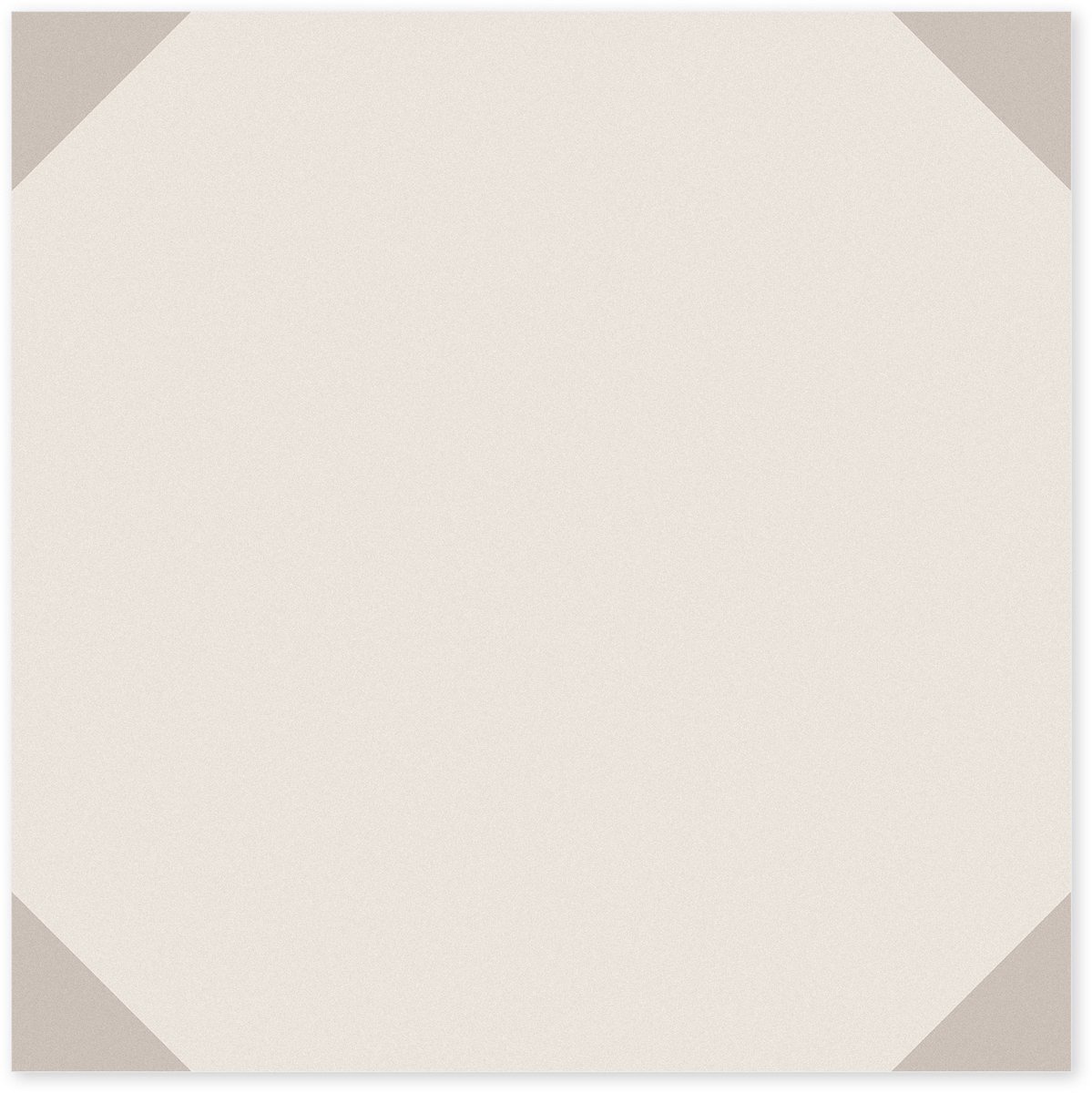 24Supply Plaktegels - Vloer - 10 Stuks - Glans - Portugese hoektegel - Beige - 30x30cm