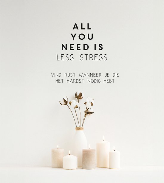 All you need is less stress - cover