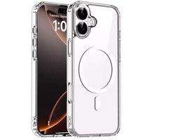 Go Go Gadget - Hoesje met Magneet en MagSafe compatibiliteit - Geschikt voor iPhone 16 Plus - Ultra dun - Transparant
