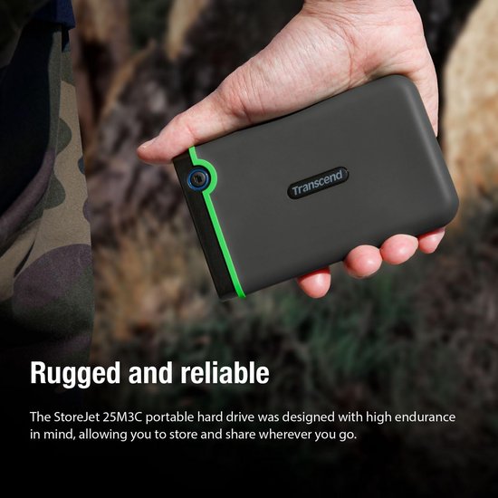 Robuuste Externe Harde Schijf 2TB met USB-C - Supersnelle Dataoverdracht en Schokbestendig — afbeelding 4