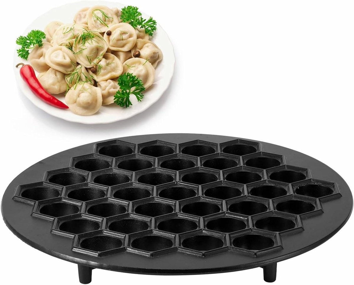 Dumpling Maker Bakvormen Ravioli Aluminium 37 Gaten - Gebak Keuken Accessoires