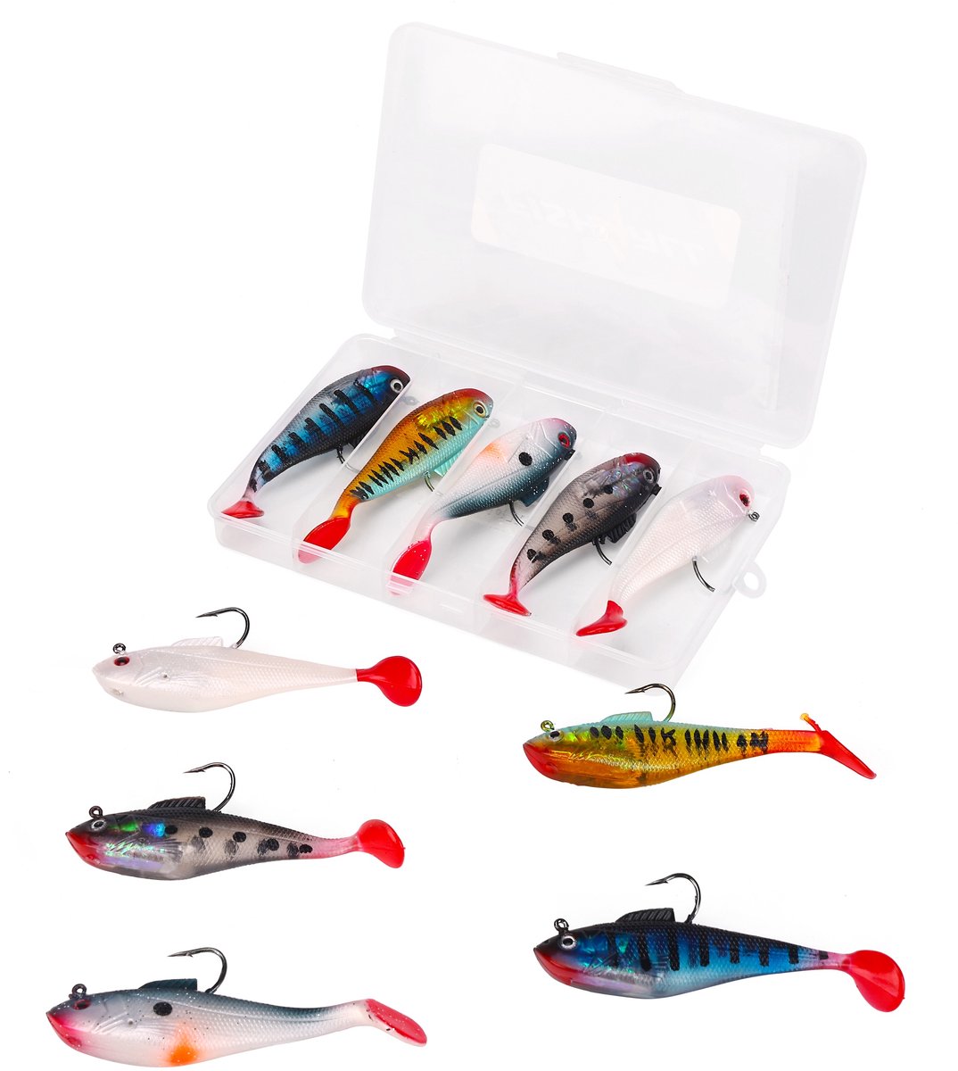Fish4All Tricker Swimbait Box 11.5cm 26g (5pcs) - Kunstaas Set