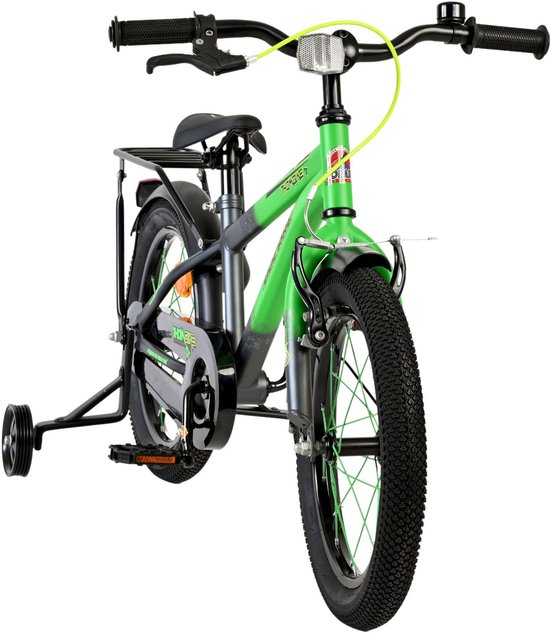 Volare Thombike Kinderfiets - Jongens - 16 inch - Groen Grijs — afbeelding 3
