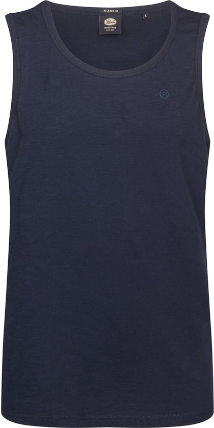 Petrol Industries - Débardeur côtelé col rond homme Luna - Bleu - Taille XL