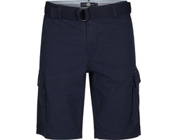 Petrol Industries - Heren Cargoshort met riem - Blauw - Maat S