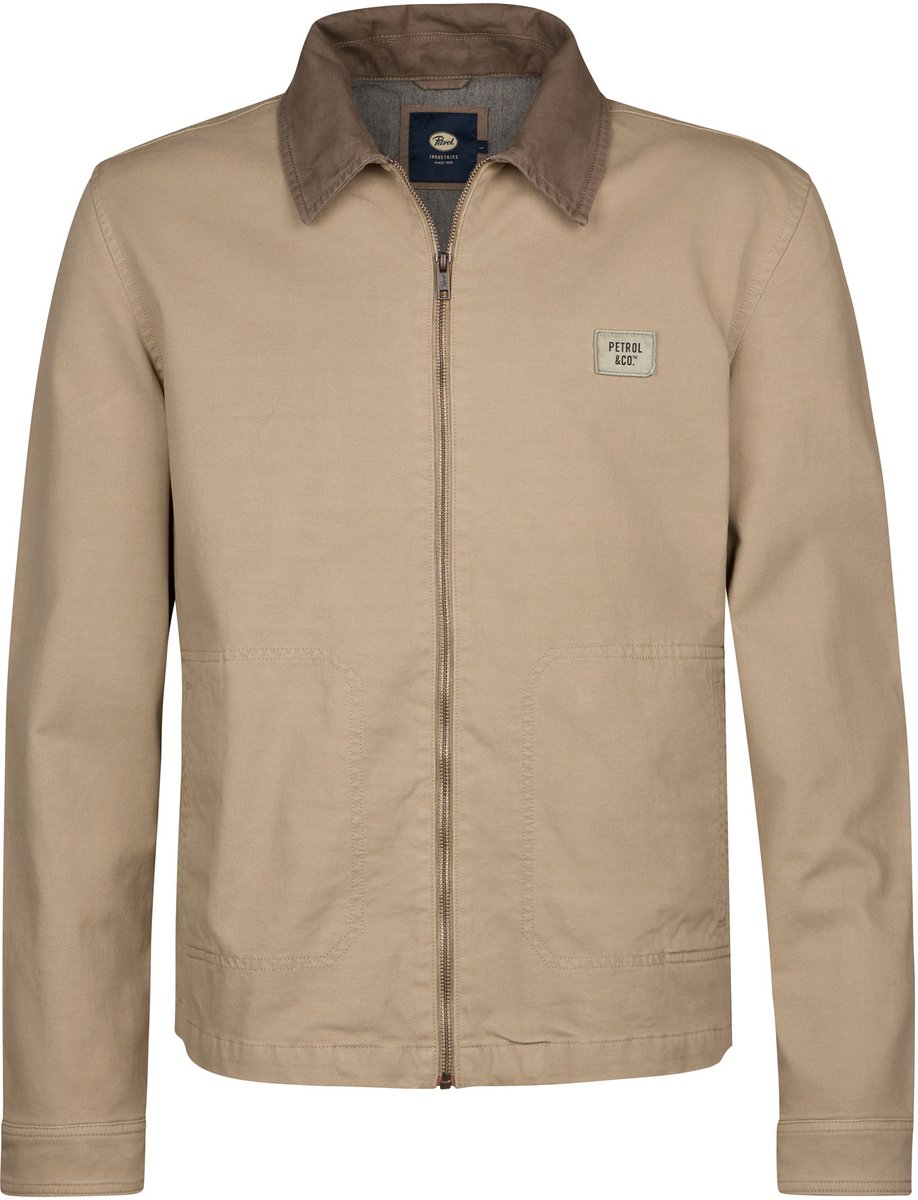 Petrol Industries - Heren Twill jack Manta - Oranje - Maat L