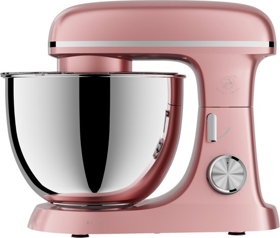 Royal Swiss® – Keukenmachine 2000W – 8.5L RVS Mengkom – Planetair Mengsysteem – 6 Snelheden – Pink