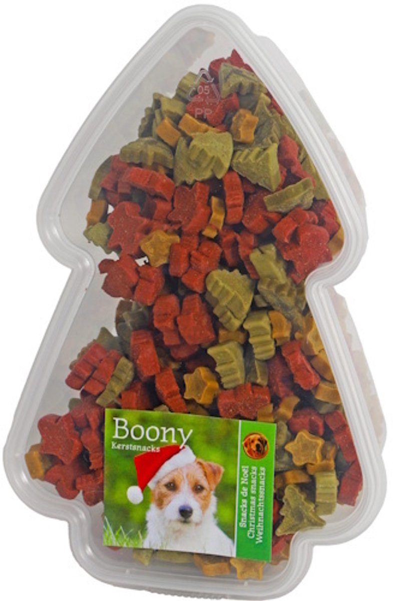 Boony Semi-moist kerstmix in feestelijke kerst cup 450 gram