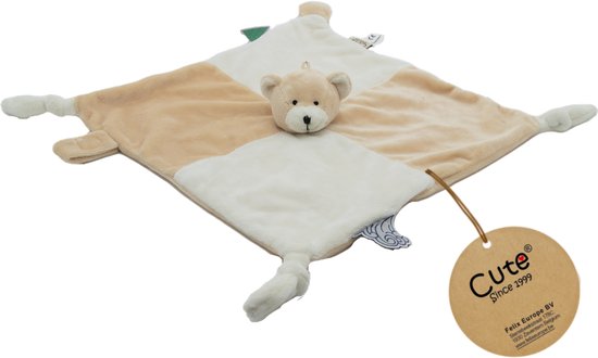 Cute since 1999 - Knuffeldoekjes bundel - Beer & Olifant Doudou - 30 x 30 cm van Merkloos — afbeelding 5