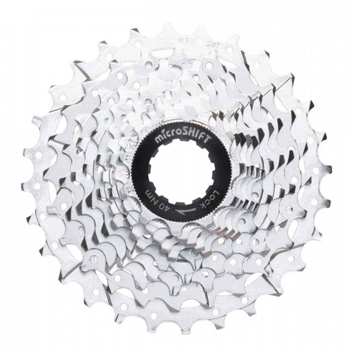 Microshift Road Centos Fietscassette Zilver 10s / 11-28t