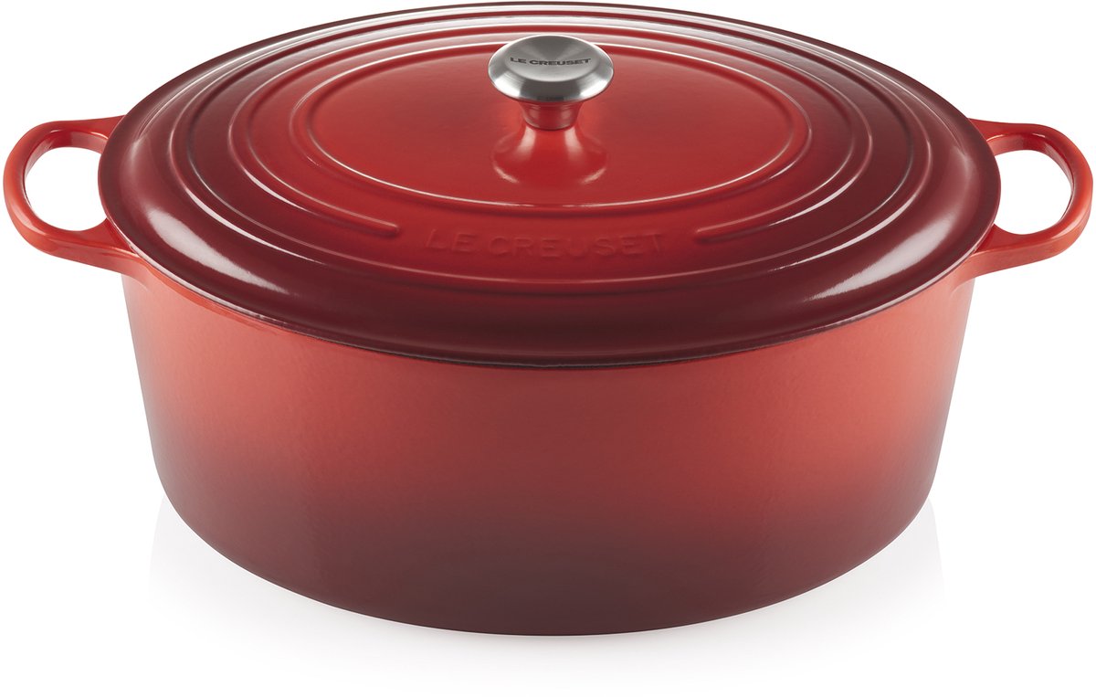 Le Creuset Signature Ovale Braadpan Kersenrood Ø 40 cm 13,9 L