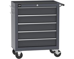 HBM 5 Laden Gereedschapswagen (Grijs)