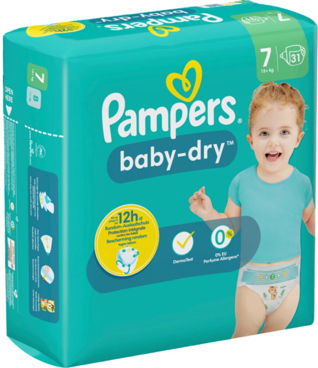 Pampers Baby-Dry Maandbox maat 7