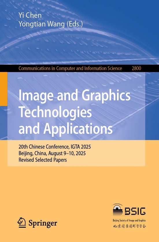 Springer Nature Proceedings Computer Science - Image and Gra ... - cover