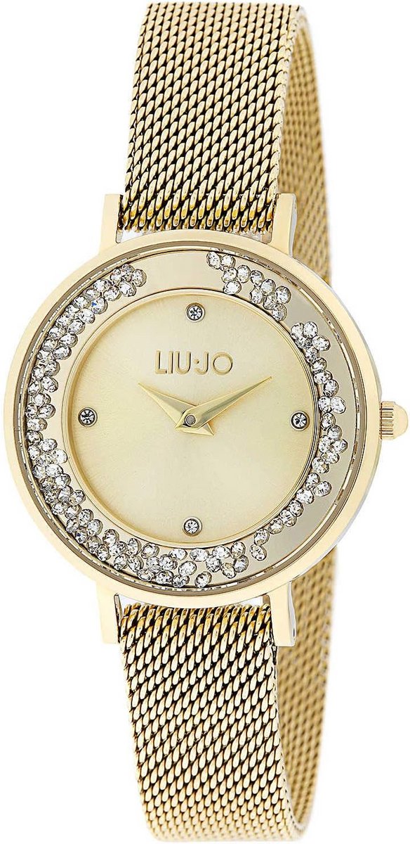 Dameshorloge Goud Metaal Klassiek Tijdloos Slim Bandje