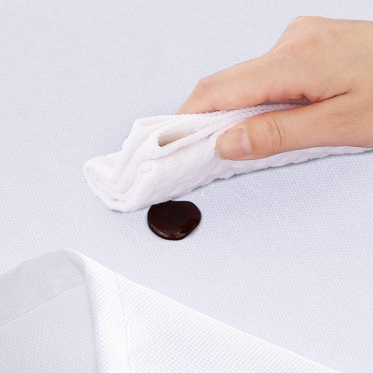 Waterdicht Rechthoekig Tafelkleed Polyester voor 6-8 Personen - 137x200cm