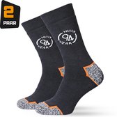 Premium Werksokken Thermo - Maat 39-42 - 2-paar - Heren & Dames - Thermo Werksokken - Extra dik - Badstof Kwaliteit - 94Workwear