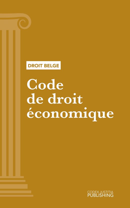Code de droit économique - cover