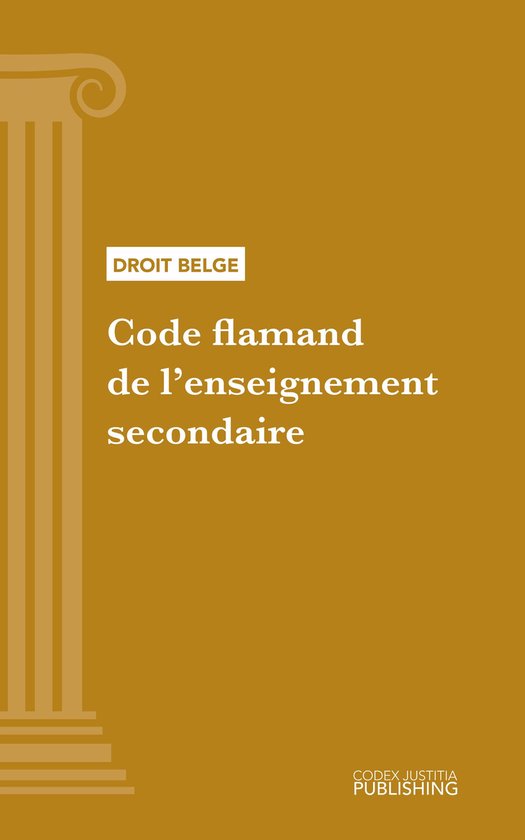 Code flamand de l'enseignement secondaire - cover