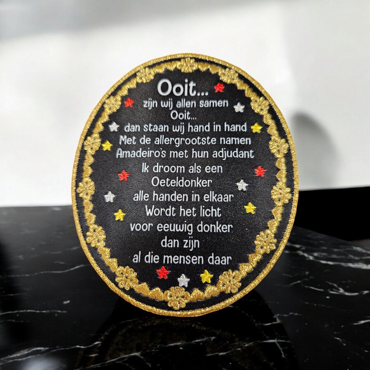 Carnavalsembleem "ooit" Oeteldonk luxe