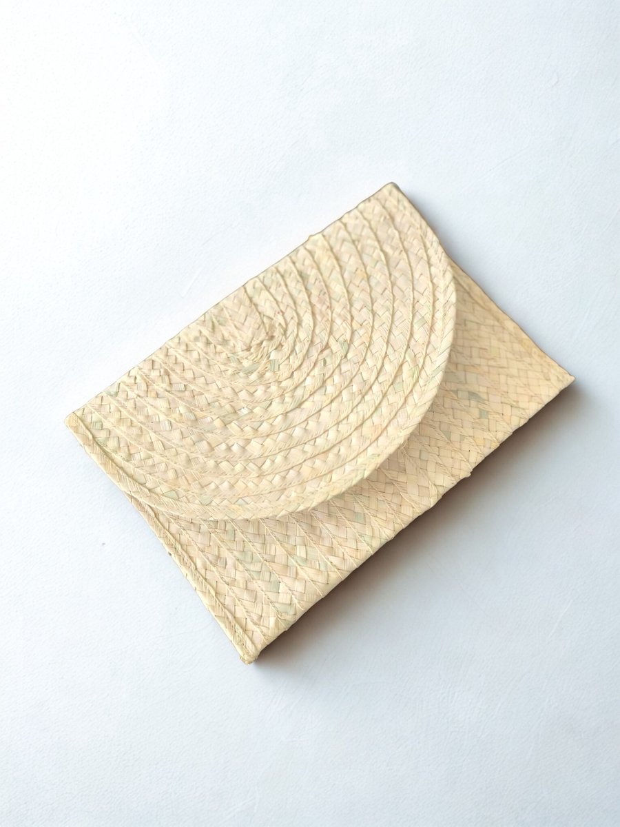 Cairo Pocket Purse - Clutch - Riet