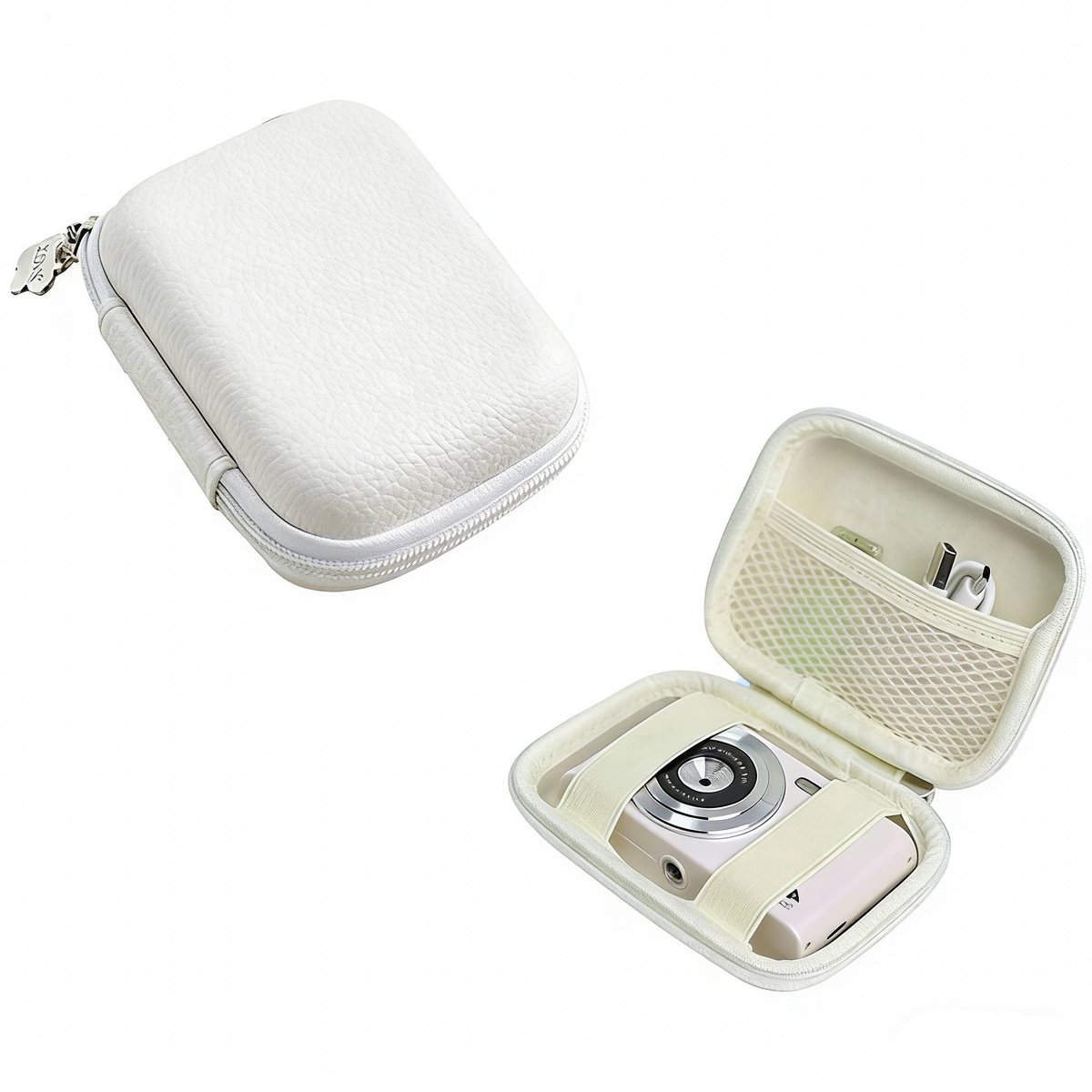 Digitale cameratas - Compatibel met de meeste kleine digitale camera's - Wit