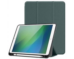 imoshion Tablet Hoes - Geschikt voor Apple iPad Air 2 (2014) / Air 1 (2013) / 6e generatie (2018) 9.7 inch / 5e generatie (2017) 9.7 inch - Trifold Bookcase - Donkergroen