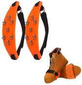IJsklauwen, antislip schoenpunten met 26 roestvrijstalen punten, ijspunten, geschikt voor klimmen, bergbeklimmen, skiën, wandelen en andere Soydan