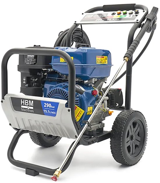 HBM Benzine Hogedrukreiniger 290 bar 15,1L/min 459cc