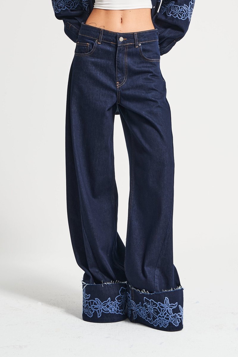 It's Basic - Wide High Rise Jeans