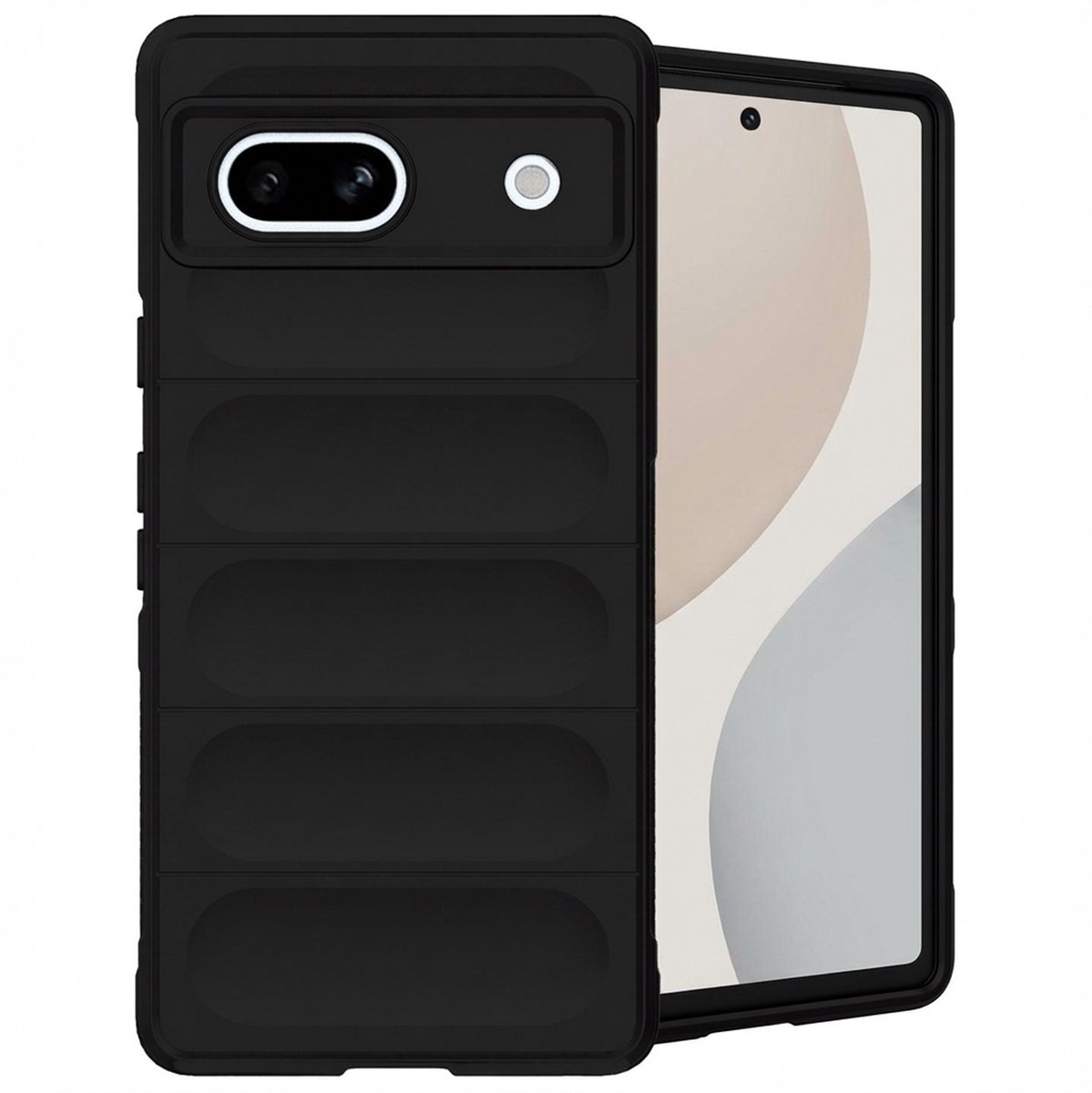 imoshion Hoesje - Geschikt voor Google Pixel 7a - EasyGrip Backcover - Zwart
