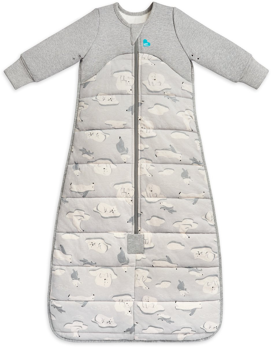 Love to Dream™ Slaapzak™ - Slaapzak en dekbed in 1 - 6-18 maanden - 3.5 TOG ( onder 16°C) - Grijs