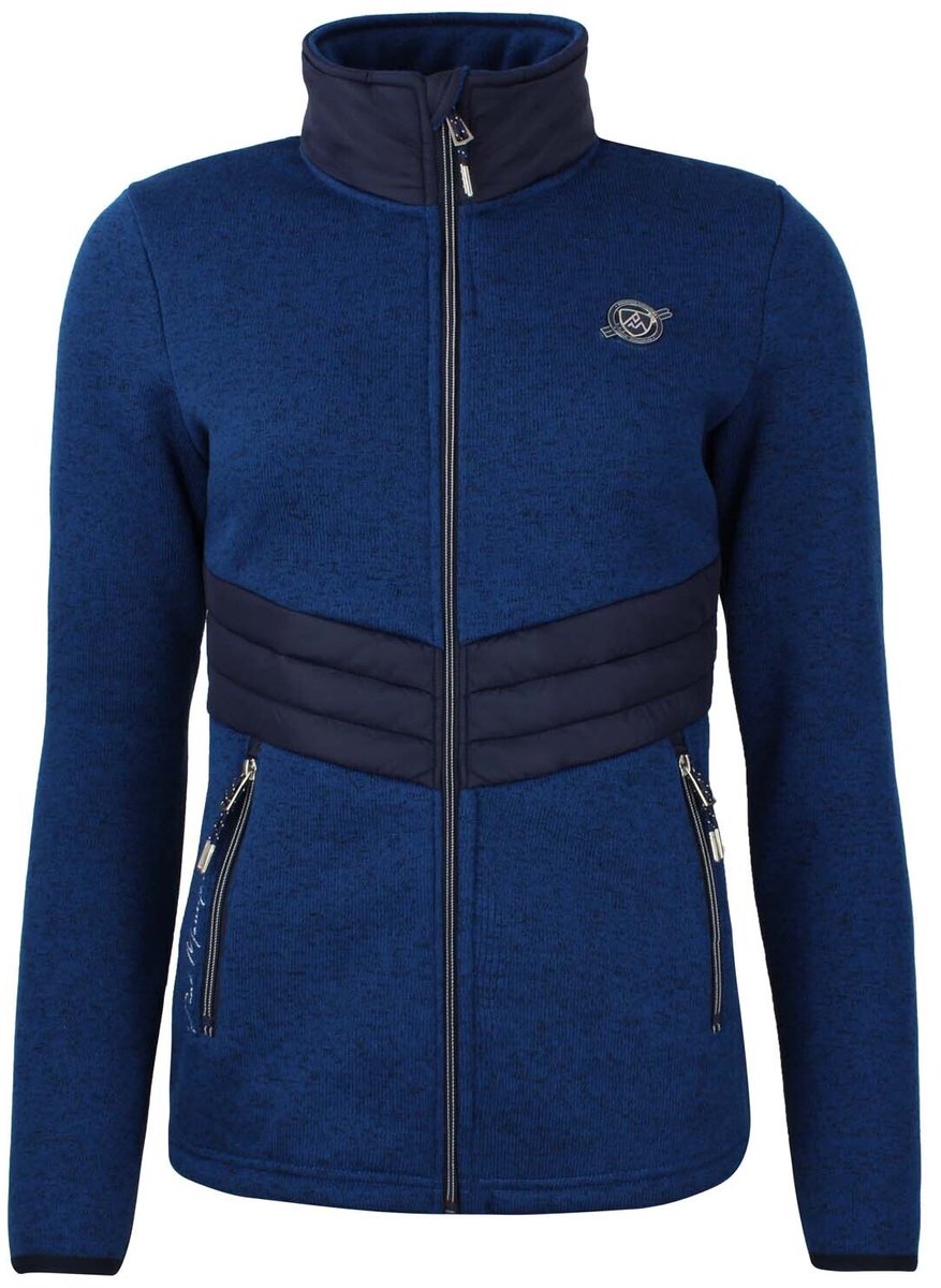 Vrouwelijke fleece tegenkleef Peak Mountain Atormi Marine Gevlekt