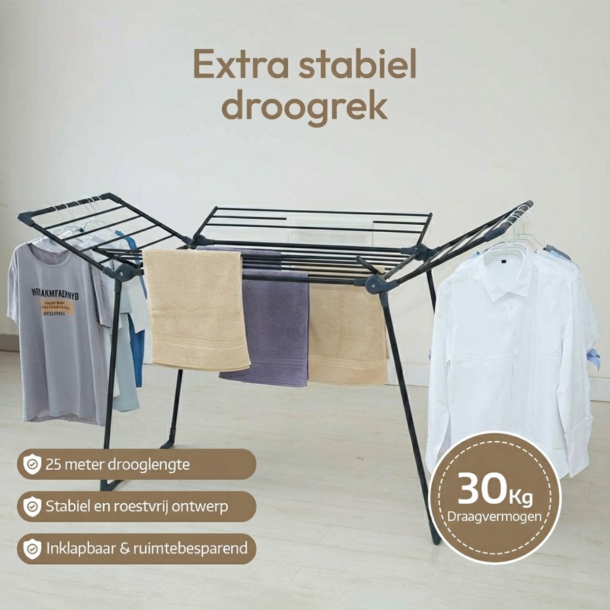 Hoge RVS Droogrekken Staand kopen? ✔️ Tot 74% korting