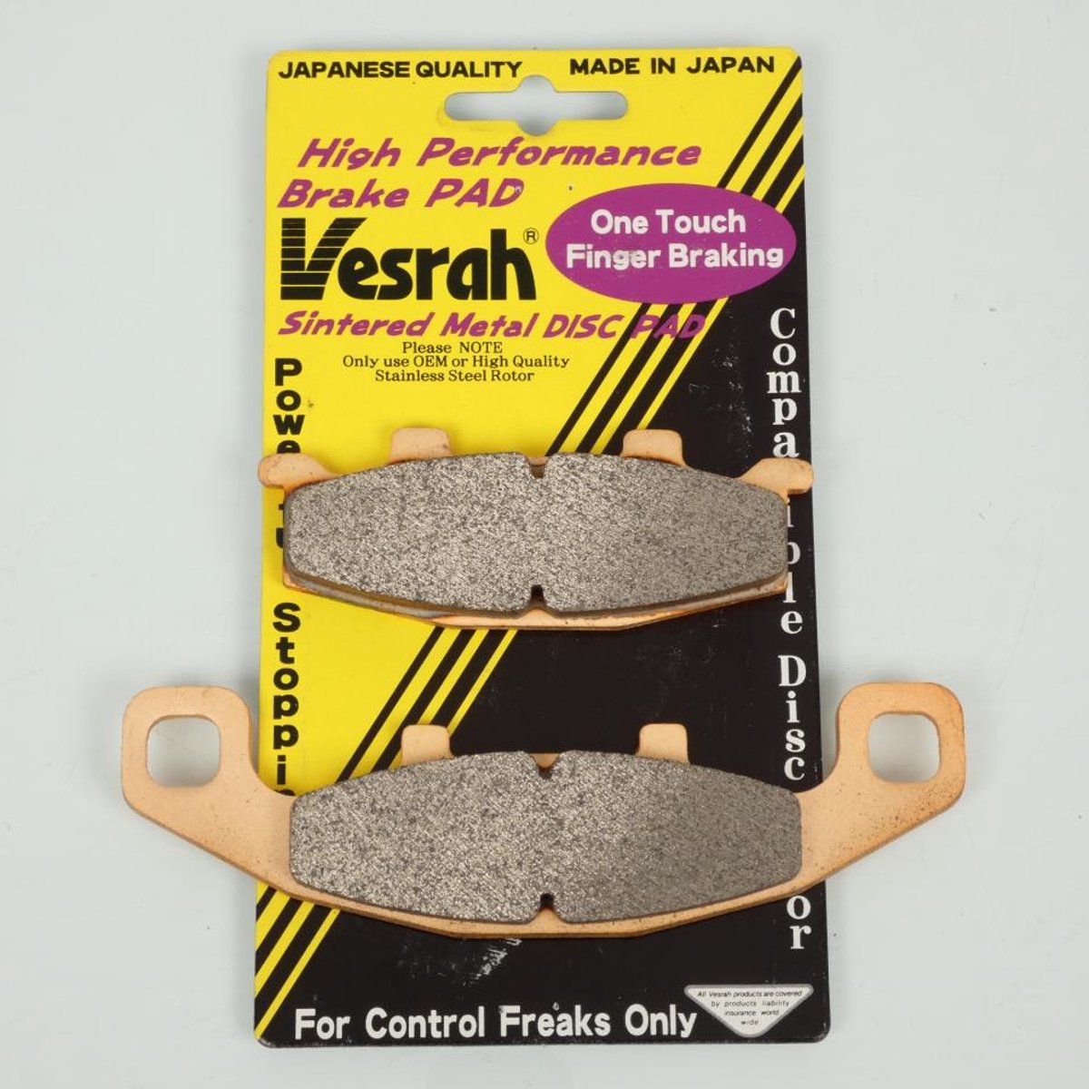 Plaquette de frein Vesrah pour Moto Kawasaki 1100 ZR Zephyr 1992 à 1996 AR Neuf