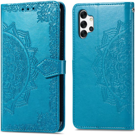 Coque Samsung Galaxy A32 (5G) iMoshion Mandala Booktype - Turquoise